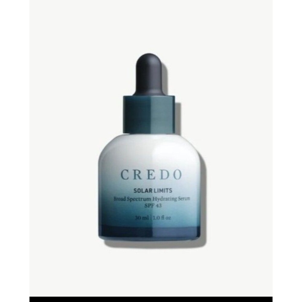 Credo Skincare Solar Limits Hydrating Sunscreen Serum SPF 43 NEW $48 value